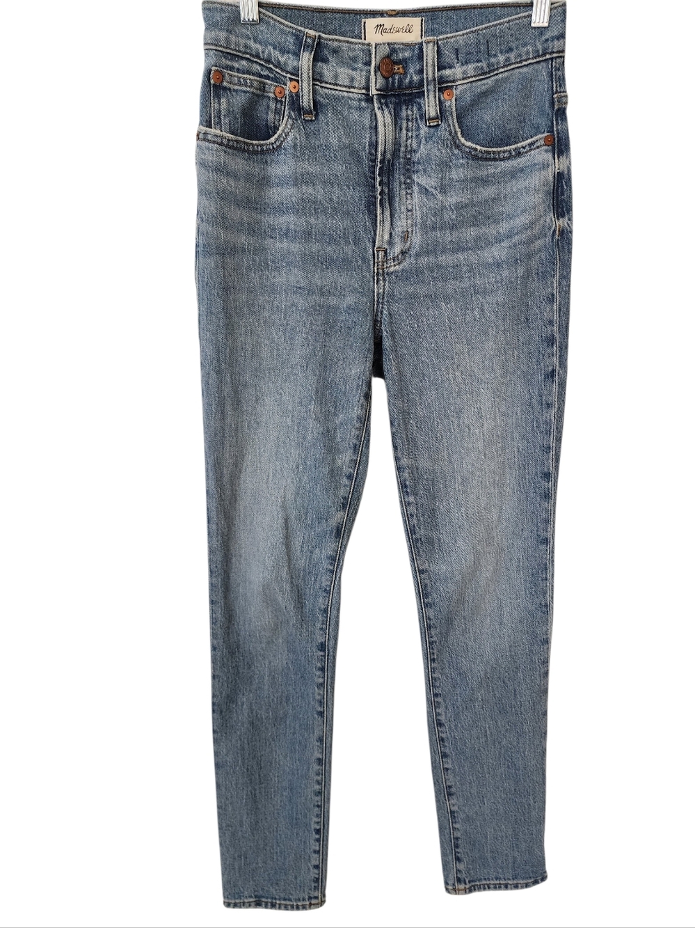 Madewell The Perfect Vintage Jean 25T Tall High Rise Straight Light Wash Denim